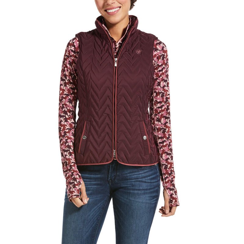 Ariat Weste Damen - Ashley Insulated DunkelRot ( LWSNF-6198 )